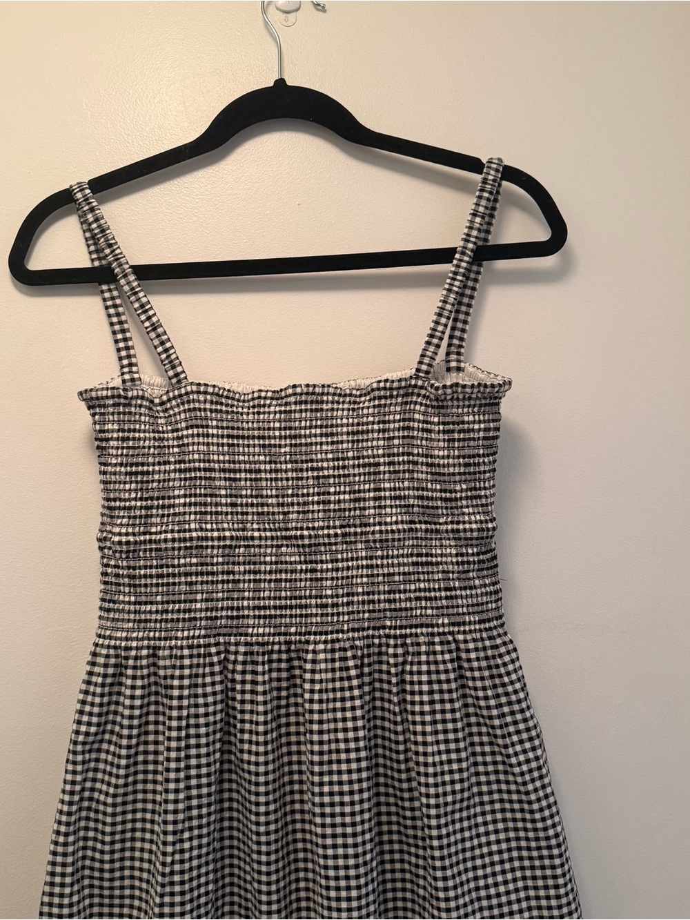 Hill House Home The Larissa Nap Dress in Black/Sand Gingham | Small | SOLD OUT - Picture 9 of 15